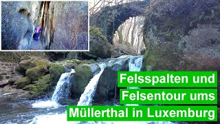 Felsspalten und Felsentour rund ums Müllerthal in der kleinen Luxemburger Schweiz [upl. by Uticas264]