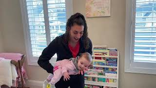 Right Torticollis Treatment Exercises for Babies Part 1  Stretches to Promote Right Rotation [upl. by Shulem]