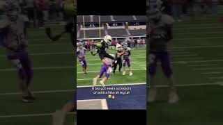 playing at a nfl stadium is tuff tho 😭🔥football goofynfl beckayyy funny memes legtattoos [upl. by Eenattirb]