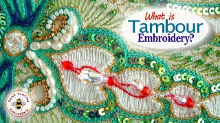 An introduction to tambour luneville embroidery with Caroline Homfray [upl. by Cattier13]