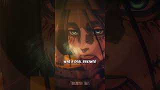 AOT ending anime trending mikasa [upl. by Anavoj577]