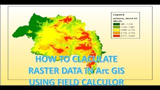 HOW TO CALCULATE AREA OF RASTER DATA USING FIELD CALCULATOR ON Arc GIS አማርኛ ቱቶር [upl. by Nalim]