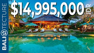 INSIDE a 14995000 idr TRADITIONAL MANSION in BALI INDONESIA  Luxury Real Estate [upl. by Esyla]