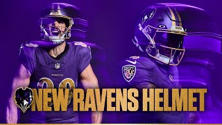 Baltimore Ravens Reveal New Alternate Helmet [upl. by Hartmunn276]