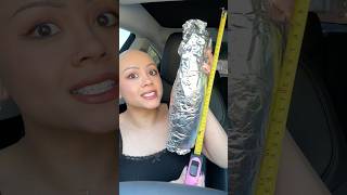 LONGEST BURRITO IN LA🌯shorts mukbang burrito [upl. by Graniah619]