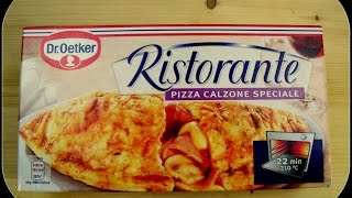 Dr Oetker Pizza Calzone Speciale getestet von WieEsWohlSchmeckt Deutsch [upl. by Wanids]