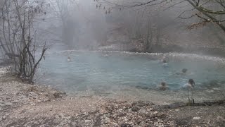 The hot spring of Warmbad in Villach Austria [upl. by Odo]