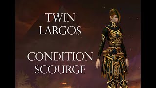 Twin Largos CM  Condition Scourge  PUG Guild Wars 2 Raids [upl. by Thorfinn918]