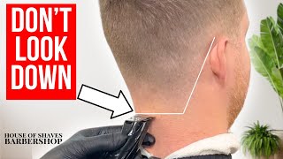 How To Trim Neckline And Around Ears Between Haircuts [upl. by Nonnelg]