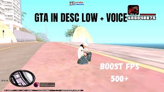 GTA SAMP HIGH FPS MODPACK PC LOW GTA IN DESC  GTA SAN ANDREAS MULTIPLAYER [upl. by Sophronia532]