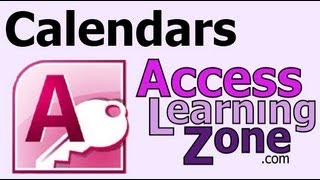 Create a Calendar in Microsoft Access [upl. by Gilburt330]