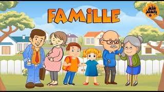 Famille Famille Comptine sans musique Family members song in French [upl. by Joselow]