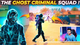 New Ghost Criminal Bundle Squad Gameplay 🔥  Free Fire Telugu  MBG ARMY [upl. by Adolph]