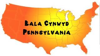 How to Say or Pronounce USA Cities — Bala Cynwyd Pennsylvania [upl. by Cesya]