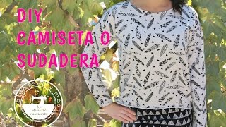 Cómo coser una sudadera o camiseta de cualquier talla [upl. by Sontag]