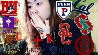 im insane and applied to 20 colleges  COLLEGE DECISION REACTIONS 2018 [upl. by Fransen]