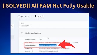 ✅2024 Fix All RAM Not Fully Usable in Windows 11  10  8  7  How To Use Full Installed RAM [upl. by Islek]