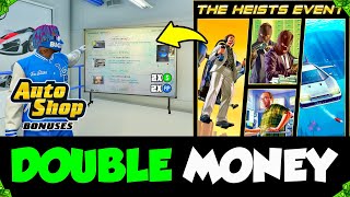 GREAT NEW GTA 5 ONLINE WEEKLY UPDATE OG HEISTS amp AUTO SHOP DOUBLE MONEY NEW SALES amp MORE [upl. by Auahsoj]