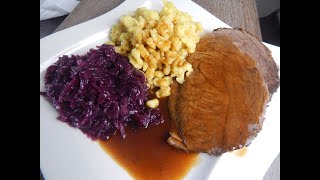 Rinderbraten butterweich und zart Ganz einfach [upl. by Enihpled41]