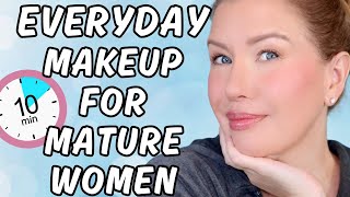 Quick amp Easy Everyday Makeup Tutorial For Women Over 50 [upl. by Pomfrey858]