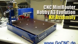 NEU CNC Hobby A3 EVOLUTION TR Assembly Fräsmaschine Graviermaschine von GoCNCde [upl. by Einner]