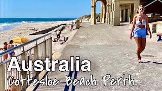 Cottesloe Beach Perth Australia 🇦🇺  Perth Western Australia walking Tour [upl. by Magnus483]