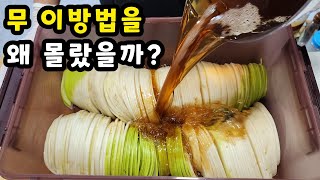 💚제발 무로 깍두기만 하지마세요 무에 딱 한가지만 넣으세요한통 가득 만들어도 남아나질 않습니다 [upl. by Teiluj954]