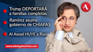 AristeguiEnVivo Trump amenaza con deportar a familias completas Al Assad huye a Rusia  91224 [upl. by Minerva]