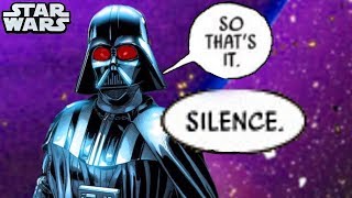 DARTH VADER EXPLODES IN ANGER At TarkinCANON  Star Wars Comics Explained [upl. by Lovato]