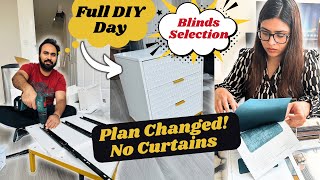 Finally Ordered BLINDS For The Full House  Gaurav Doing DIY Work  Indian Couple New House UK [upl. by Gerlac755]