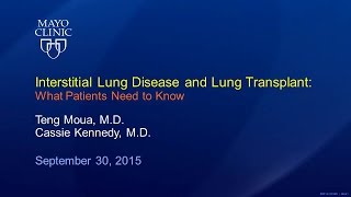 Interstitial Lung Disease and Lung Transplant What Patients Need to Know [upl. by Wolcott]