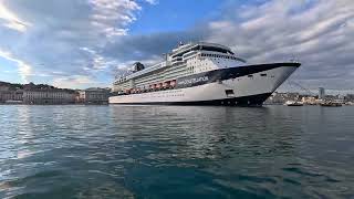 Celebrity Constellation Cruise Ship 0630am  Trieste 04052024 [upl. by Helbonnah781]