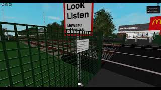 2825 Poppleton Barrow Level Crossing [upl. by Yelhsa]