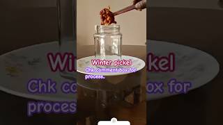 WINTER PICKELS cauliflowerpickle pickle picklelovers delicious achar homemadepickles [upl. by Newbill]