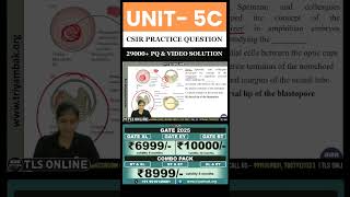 CSIR Practice Question  Unit 5  Topic C Morphogenesis and organogenesis in animals [upl. by Bertolde]