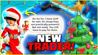 The CHRISTMAS TRADER 🎄 Arrives in Boom Beach [upl. by Edniya]