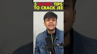 3 SECRET Tips to crack JEE  😉😱😈 jee [upl. by Metzger]