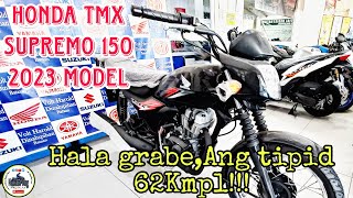 Honda TMX Supremo 150 2023 model Hala grabeang tipid 62kmpl [upl. by Virgy]