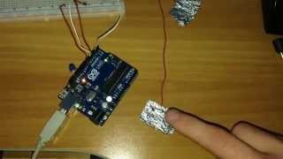 Sensore touch capacitivo  Arduino [upl. by Gibeon136]