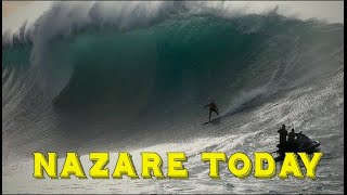 Nazare TODAY Part 2  Monday 11th December  Shot 6 amp 8K Red V Raptor [upl. by Noitsuj581]