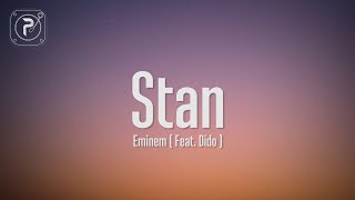 Eminem  Stan Lyrics ft Dido [upl. by Narual]