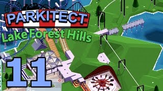 Parkitect Lake Forest Hills  Part 11  MISTAKES WERE MADE [upl. by Wilie891]