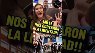 ¡¡MILEI NOS CORTARON LA LIBERTAD argentina casta cristina milei aeropuerto [upl. by Allit487]