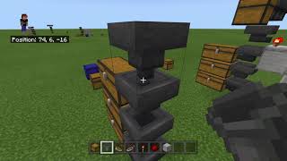 Minecraft Bedrock nonstackable and stackable item filter tutorial [upl. by Kirbee303]