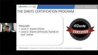 Introduzione a Dante Certification Training [upl. by Embry637]