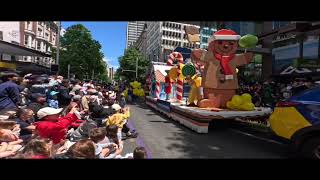 Santa Parade 2024 Auckland NZ [upl. by Siramay]