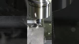 Drilling amp grooving with 1000 mmmin with a nonchattering end mill [upl. by Zelig]