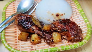 Chicken Adobo with Pineapple  Pasarapin pa natin ang Adobong Manok [upl. by Oirramed]