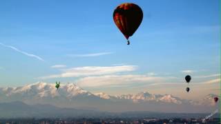 Volo in mongolfiera su Mondovì del 812017 [upl. by Ashraf]