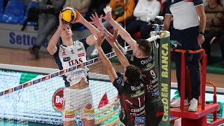 💥🏐 HIGHLIGHTS  Cucine Lube CivitanovaItas Trentino 03 8° turno di SuperLega [upl. by Esom]